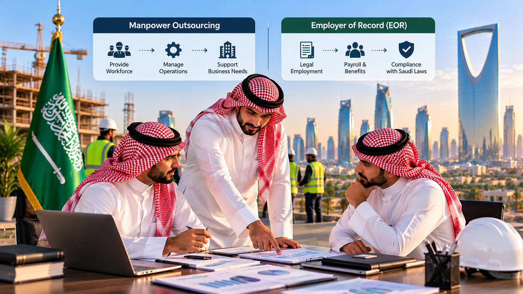 Manpower Outsourcing and EOR in Saudi Arabia: Key Differences